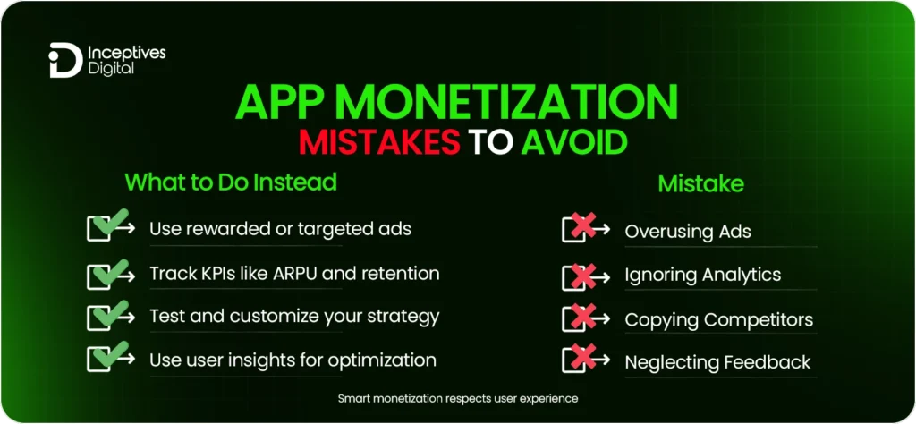 App Monetization Mistakes to Avoid